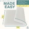 HOME INTUITION - 12" x 24" Ceramic Fiber Insulation Blanket Sheet 1" Thick, Fire Rated - 3 of 4