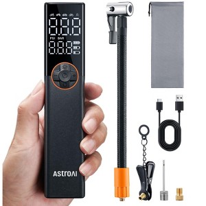 AstroAI L8 Electric Bike Pump, 150 PSI Bicycle Tire Inflator, E-Bike Air Pump - 1 of 4