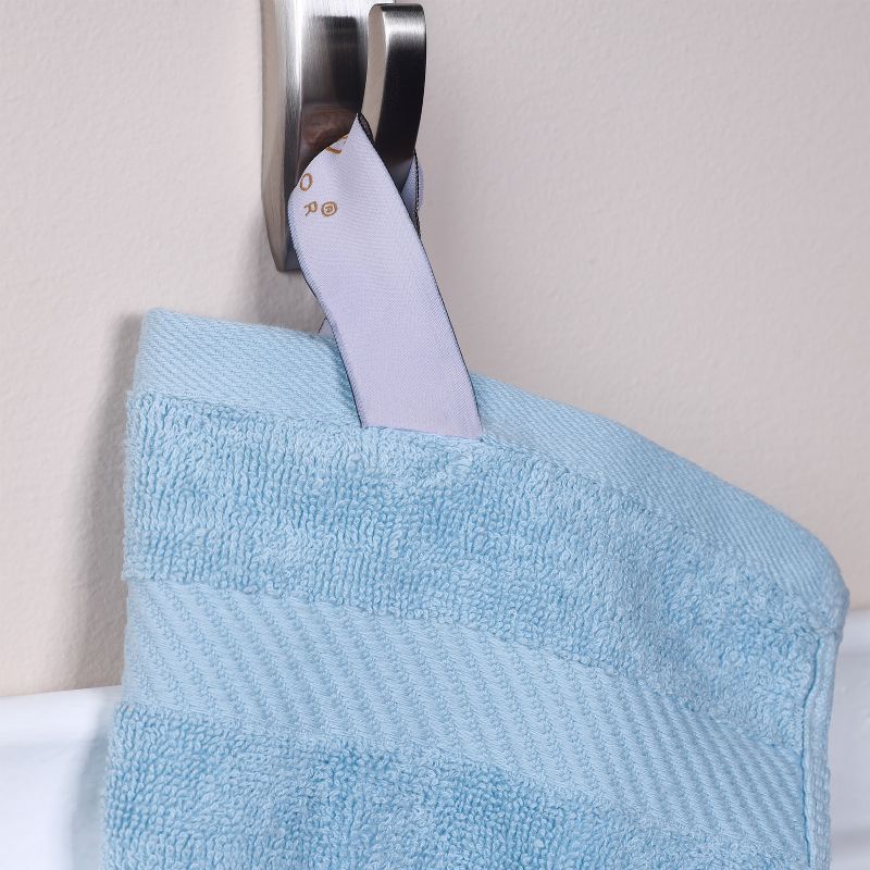 Modern Solid Classic Premium Luxury Cotton 6 Piece Hand Towel Set by Blue Nile Mills, 5 of 6