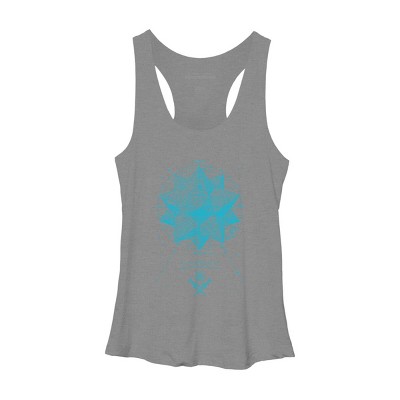 Women's Design By Humans Map to Nowhere By Collisiontheory Racerback Tank Top