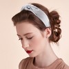 Unique Bargains Women's Satin Knotted Headband Hairband 1.2" Wide - 3 of 4