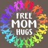 Adult Design By Humans Free Mom Hugs Pride Circle of People By adamle1987 Racerback Tank Top - 2 of 2