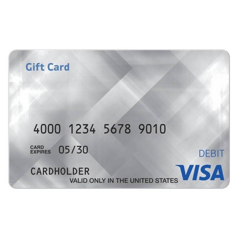  Visa $100 Gift Card (plus $5.95 Purchase Fee) : Gift Cards