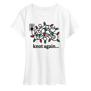 Women's - Instant Message - Knot Again Lights Short Sleeve Graphic T-Shirt - 1 of 4
