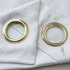 RT Designer Collection Heidi Halo Foil Blackout Luxurious Decorative Grommet Curtain Panel 54" x 90" White - 3 of 4