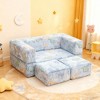 Hooseng Modular Sofa, Folding Game Sofa, Convertible Sofa Furniture, Lazy Boy Sofa, Foam Block Game Sofa for Game Rooms - 3 of 4