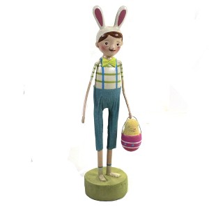 8.5 Inch Bunny Dress Up Beau Retro Spring Boy Figurines - 1 of 3