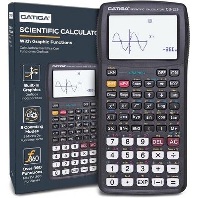 CATIGA CS229 Scientific Calculator with Graphics Functions, Multiple Modes with Intuitive User Interface, for Beginner and Advanced Courses