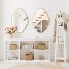 Beautyolove 23 in. W x 37 in. H Scalloped Gold Decorative Wall Mirror - 2 of 4