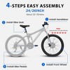 NicBex 26" Mountain Bike with Dual Suspension for Adults,21-Speed Grip Shifters,Aluminum Alloy Frame,Disc Brake,Mountain&City Road Bikes - 2 of 4
