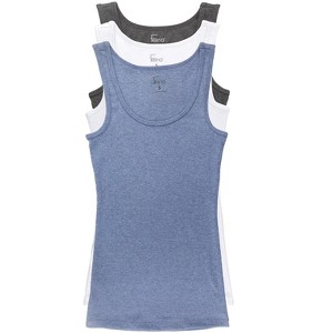 Felina Womens Cotton Ribbed Tank Top 3-Pack - 1 of 1