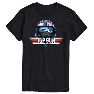 Men's - Top Gun - Maverick Helmet Short Sleeve Graphic T-Shirt - 1 of 4