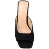 Journee Collection Women's Medium and Wide Width Larna Slip On Kitten Heel Open Toe Pumps - 4 of 4