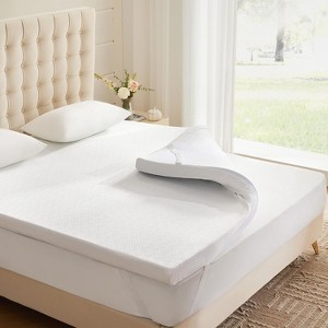 Aghana Digitals 3 Inch Twin XL Memory Foam Mattress Topper with Washable Cover - 1 of 4