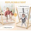 JOYMOR Toddler 6-36M 2-in-1 Wooden Baby Swing and Jumper with A-Frame Foldable Stand Montessori - 2 of 4