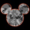 Men's Mickey & Friends Gray Camo Mickey Mouse Logo Long Sleeve Shirt - 2 of 4