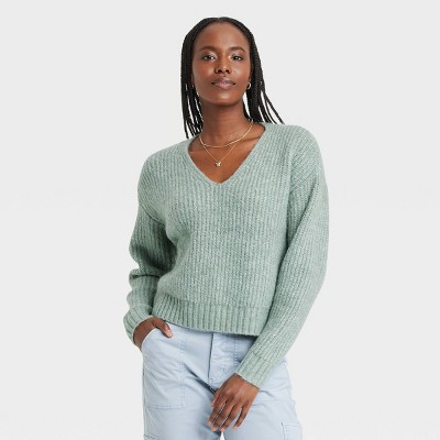 Women's V-Neck Pullover Sweater - Universal Thread™