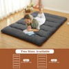 Coucheta Japanese Floor Mattress Foldable Twin Size Futon Mattress Roll Up Travel Guest Mat for Camping Home Indoor - 4 of 4
