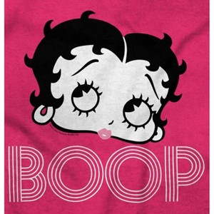 Retro Betty Boop Cartoon Character Womens Graphic T Shirt Tees Brisco Brands - 1 of 4