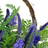 20" Artificial Astilbe and Fern Wall Basket - National Tree Company - 3 of 3