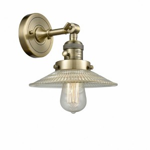 Halophane - 1 Light Wall Sconce In Industrial Style-8 Inches Tall and 8.5 Inches Wide - 1 of 1