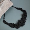 SOHI Women's Onyx Black Party Statement Necklace - 2 of 4