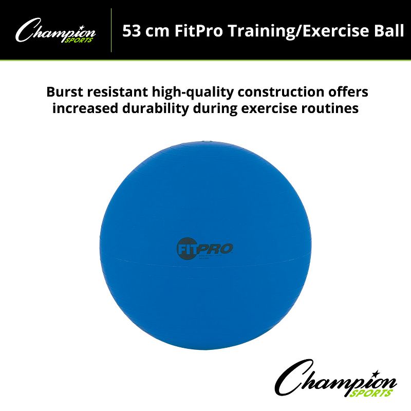 Champion Sports FitPro Training & Exercise Ball, 4 of 6