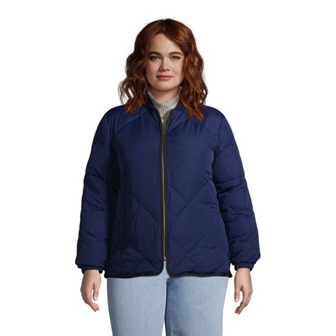 Lands' End Women's Plus Size Insulated Quilted Primaloft Thermoplume ...