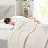 Sapphtopaz Waffle Weave Cotton Blanket, Ultra Soft Breathable Throw Blanket, 90"W x 90"L Cooling Blankets for Bed, Full/Queen Blanket - 4 of 4