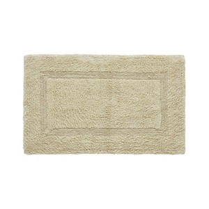 Lux Premium 100% Cotton Ultra-Soft Reversible Bathroom Rug-Durable Tufted Weave, Highly Absorbent Solid Pattern for Multipurpose use - 1 of 4