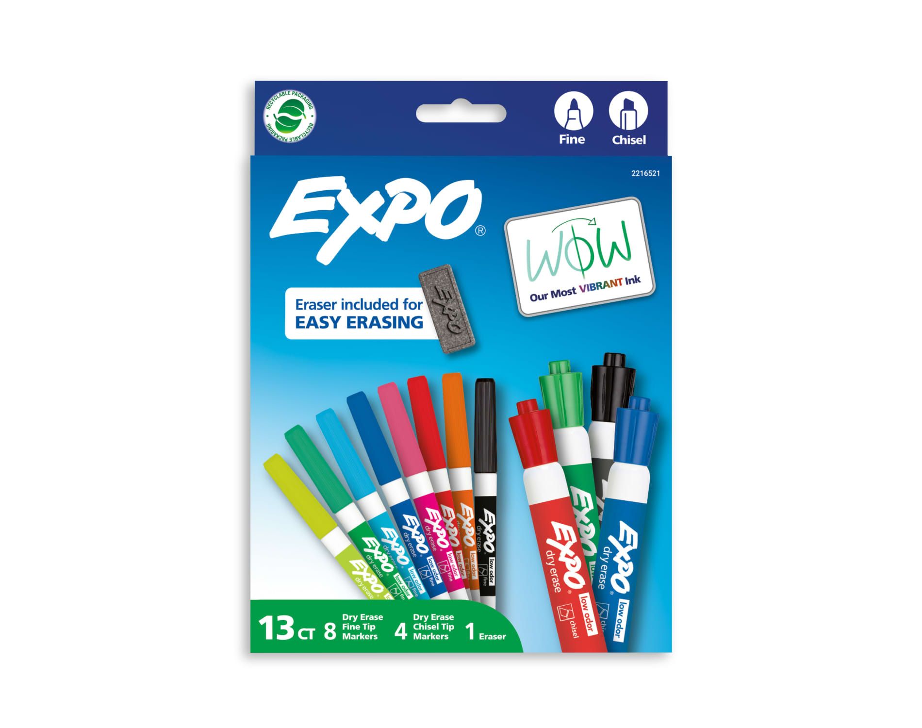 Expo 13ct Asst with Eraser