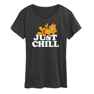 Women's - Garfield - Just Chill Short Sleeve Graphic T-Shirt - 1 of 4