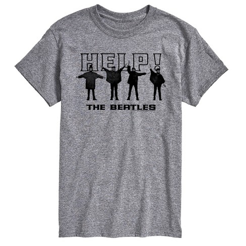 Men's - The Beatles - Help Silhouettes Short Sleeve Graphic T-Shirt - image 1 of 4