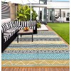 Acekool Reversible Outdoor Rug, Waterproof Plastic Straw Area Rug, Patio & Camping Carpet, Lightweight, Easy Clean, Portable for Deck & Backyard - 2 of 4