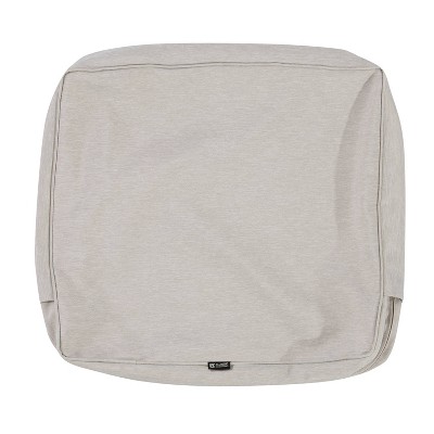 25" x 22" x 4" Montlake Patio Seat Cushion Slip Cover: FadeSafe, Fits Non-Stretch - Classic Accessories