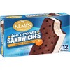 Kemps Salty Caramel Ice Cream Sandwich - 12pk : Target