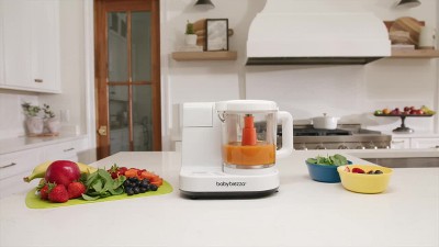 Baby Brezza Small Baby Food Maker Set – Cooker and Blender in One to Steam  and Puree