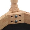 MAYEERTY White Makeup Vanity Stool with Ottoman Footrest - Perfect for Bedroom & Living Room - 4 of 4