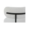 Meridian Furniture,Beacon Cream Vegan Leather Seat Stool, Set of 2 - 4 of 4