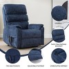 Power Lift Recliner Chair with Heat and Massage for Elderly, Dual Motor Electric Chenille Recliner Chair with Infinite Position - Cuddlewood - 3 of 4