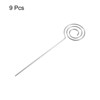 Unique Bargains Reusable Drink Appetizer Stainless Steel Circle Head Cocktail Picks 5.24" 9 Pcs - 3 of 4