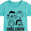Girls' - Peanuts - Girl Crew Fitted Short Sleeve Graphic T-Shirt - 2 of 4