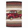 Earth Rugs Festive Christmas Truck Oval Patch 20"x30" Rustic Farmhouse Accent Tread - 3 of 3