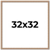 PosterPalooza | Square Deco Brown Picture Frame - UV Acrylic, Foam Board Backing, Hanging Hardware - 2 of 4