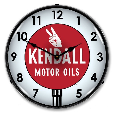 Kendall Motor Oil 3 LED Clock