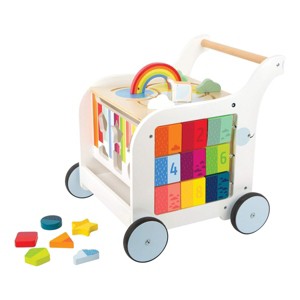 Small Foot Wooden Elephant Baby Walker and Activity Center - 1 of 4