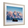 Stupell Industries Cabin In The Glowing Tetons Framed Print Under Glass Art - 2 of 4