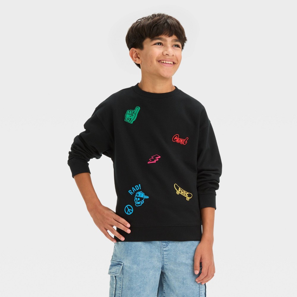 Boy French Terry Pullover Sweathirt