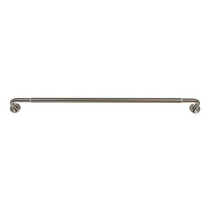 Versailles Privacy Wraparound Rod Set - Brushed Nickel - 1 of 3