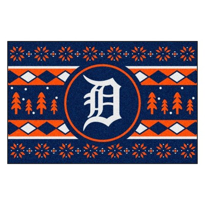 MLB Detroit Tigers 19"x30" Holiday Sweater Rug